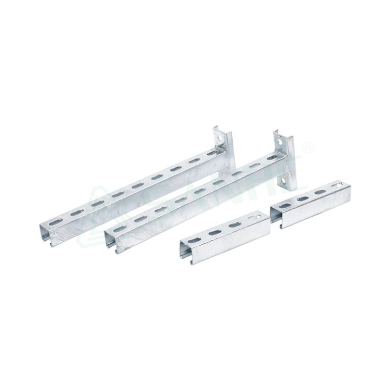 Stainless steel air-conditioner bracket WA-G for secure mounting of air conditioning units, featuring multiple holes for adjustable installation.